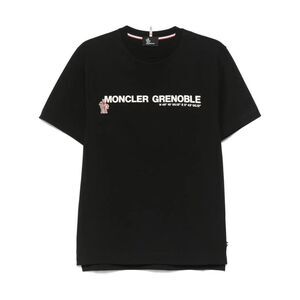 Moncler Men Grenoble: Logo Cotton Blend T-Shirt